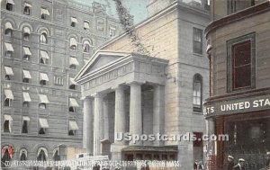 Court Street Station of East Boston Tunnel & Old Court House - Massachusetts ...