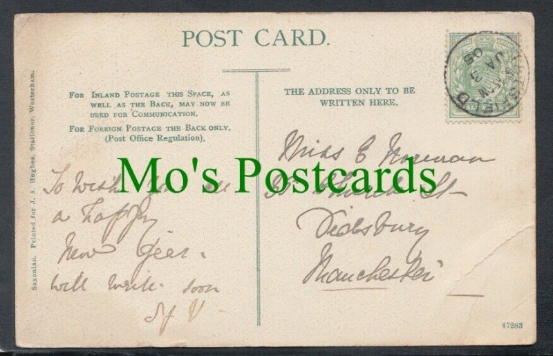 Genealogy Postcard - Norman - 35 Church Street, Didsbury, Manchester RF6343