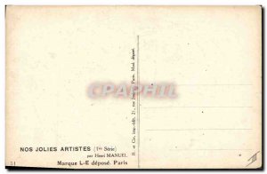 Old Postcard Fantasy Illustrator Woman