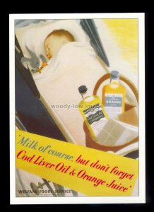 ad3945 - War Welfare Food Services for Babies & Children, Modern Advert postcard