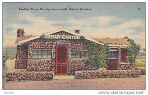 Cedar Canyon, Petrified Forest Headquarters, North Dakota Badlands, PU-1946