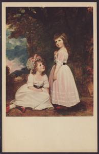 The Beckford Children,Romney,Painting Postcard