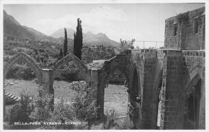Cyprus Bella Paise Kyrenia RPPC vintage postcard
