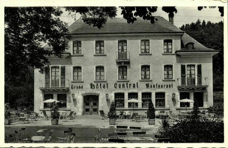 luxemburg, MÜLLERTHAL, Grand Hotel Central (1940s) Postcard