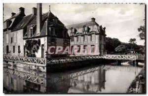 Postcard Old Saint Pierre sur Dives Calvados Chateau Carel