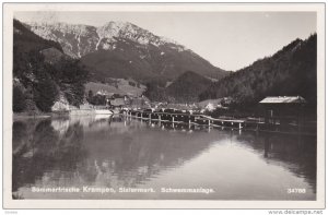 RP: Sommerfrische Krampen , Steiermark , Schwemmanlage , Austria , PU-1937