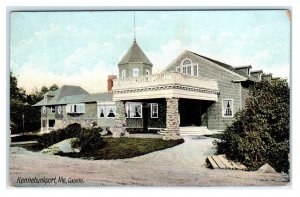 KENNEBUNKPORT, ME Maine ~ View of  CASINO c1910s York County Leighton Postcard