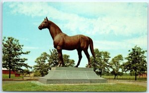 Postcard - Man O'War Statue - Lexington, Kentucky