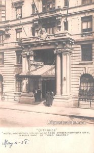 Entrance Hotel Woodstock - New York City Postcards, New York NY Postcard