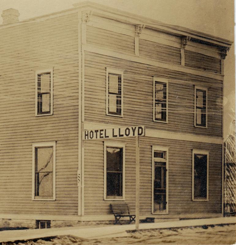 1911-1921 RPPC Hotel Lloyd Montana Oregon Canada 1 RARE Real Photo Postcard