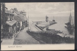 Devon Postcard - Lynmouth Harbour    RS9382