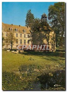 Modern Postcard Abbey Mortmer in Lyons drill (Eure) Abbey (XVIII) and the fif...