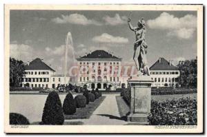 Old Postcard Schloss Nymphenburg Munchen