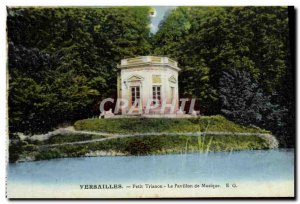 Old Postcard Petit Trianon Versailles Pavillon Music