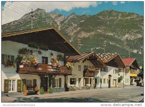 Germany Garmisch-Partenkirchen Klammstrasse mit Kramer