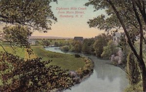 Eighteen Mile Creek From Main Street Hamburg New York 1914