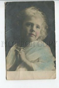 462440 PRAY Belle Girl Vintage PHOTO postcard