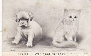 Vincent Colby Puppy & Kitten Honest I Haven't Got The Nerve 1910