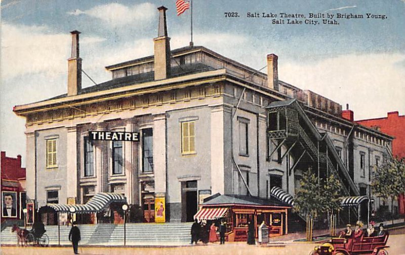 Salt Lake Theatre, Built by Brigham young Salt Lake City, Utah, USA Theater U...