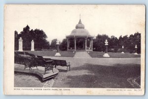 c1905's Music Pavilion Tower Grove Park St. Louis Missouri MO Antique Postcard