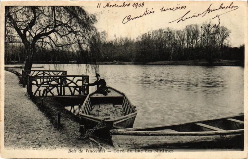 CPA Bois de Vincennes - Bord du Lac des Minimes (259984)