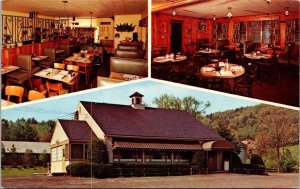 Turnbulls Sunny Farms Restaurant Greenfield Massachusetts MA Multiview Postcard  