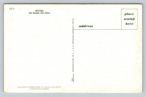 Golf Course  Golfers  New Glasgow  Nova Scotia  Canada  Postcard