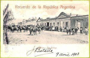 12154 - ARGENTINA - VINTAGE POSTCARD -  Mendoza - 1903