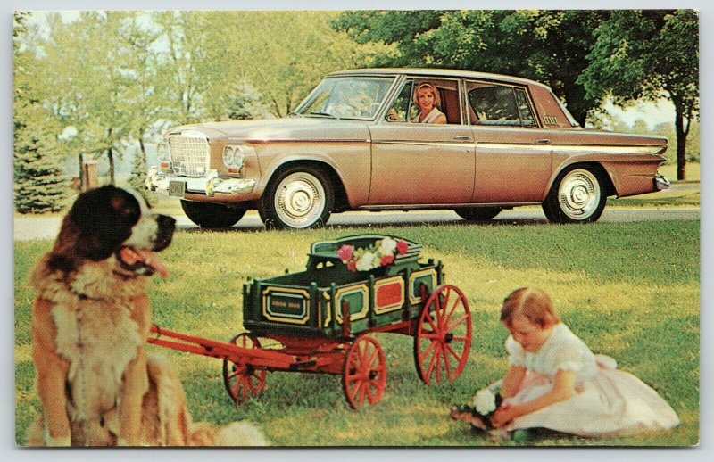Studebaker~The Cruiser Advertising, Also Kids Playing With a Studebaker? Wagon 