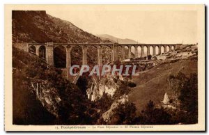 Fontpedrouse - The Sejourne Bridge - Bridge Old Postcard