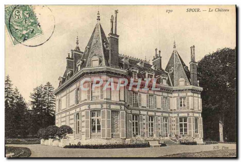 Old Postcard Spoir Le Chateau