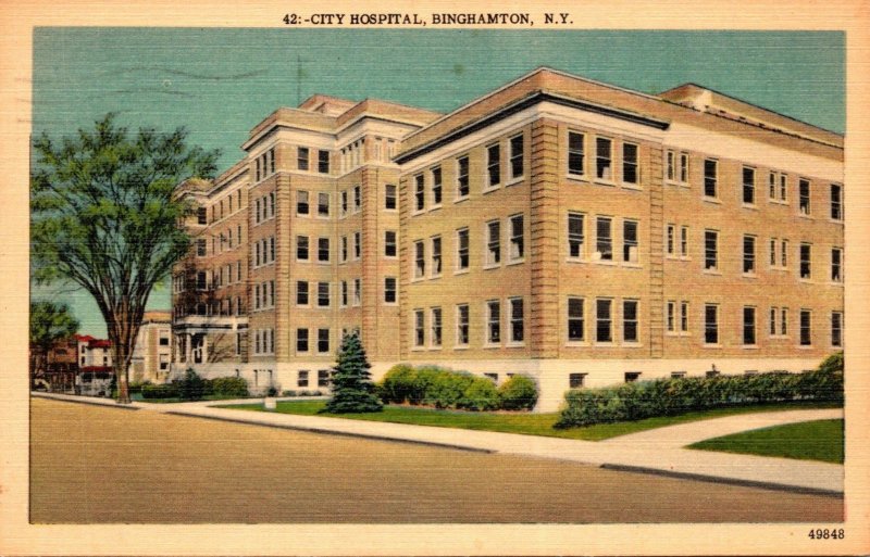 New York Binghamton City Hospital 1957