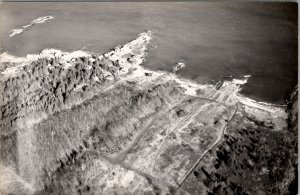 Cape Elizabeth Maine Aerial View as Seen in 1946 RPPC Postcard Z17