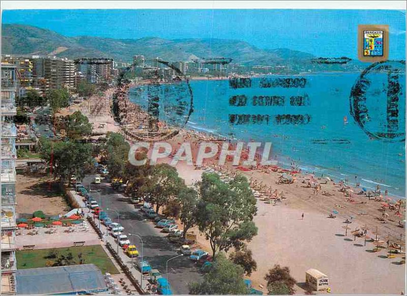 Postcard Modern Benicassim (Castellon) Las Villas Beach