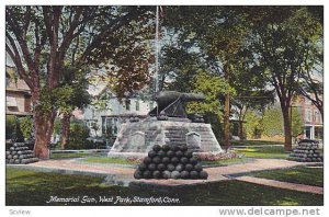 Memorial Gun, West Park, Stamford, Connecticut, 1900-1910s