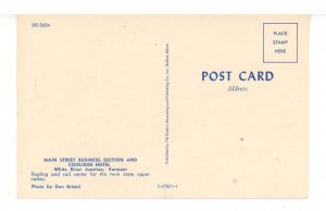 VT - White River Junction. Main Street ca 1960