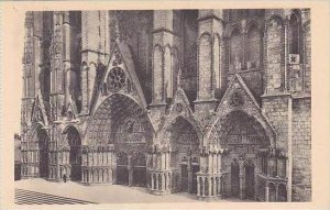 France Bourges Cathedrale de Bourges Portails de la Facade Occidentale