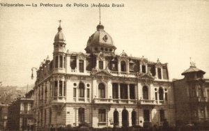 chile, VALPARAISO, La Prefectura de Policia, Police (1910s) Postcard