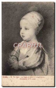 Italy - Italy - Rome - Rome - Art - painting - children - VanDyck La Figlia d...