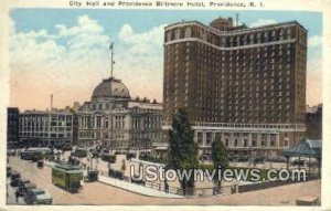 City Hall, Providence Biltmore Hotel - Rhode Island RI  