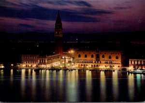 Italy Venezia Venice Night View 1985