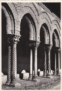 Italy Monreale Interno del Chiostro Real Photo