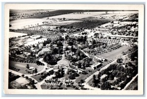 c1940's Aerial View Of The Wigwam Litchfield Park Arizona AZ RPPC Photo Postcard