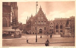 Groote Markt met Vleeschhal Haarlem Holland Unused 