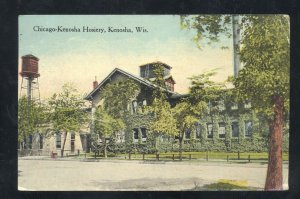 KENOSHA WISCONSIN CHICAGO KENOSHA HSIERY FACTORY VINTAGE POSTCARD 1913