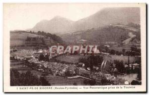 Old Postcard Saint-Pé-de-Bigorre Panoramic Shooting Tourette