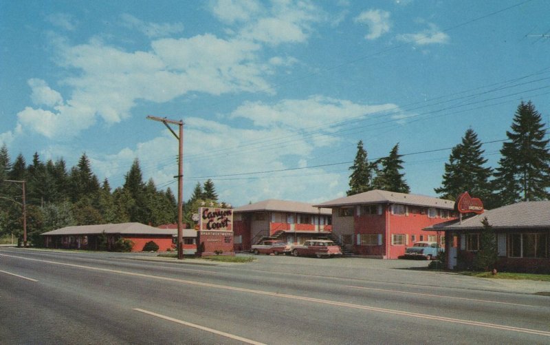 Canyon Court Capilano Road Vancouver Motel Postcard