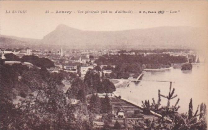 France Annecy Vue generale