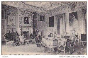 Interior, Le Salon, The Drawing Room, Chateau Du Cheverny (Loir-et-Cher), Fra...