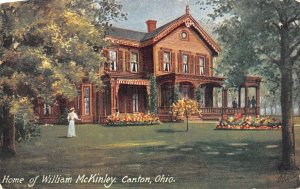 LP73   Canton Ohio McKinley Home                 Postcard